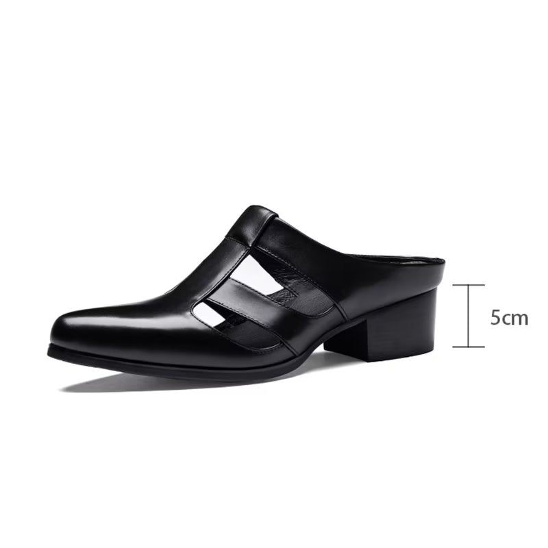 Férfi Hivatalos Cipők Slip On Dress - Fekete