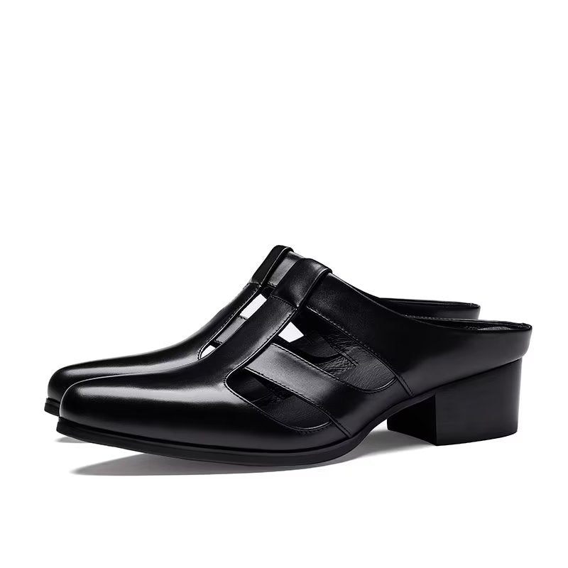 Férfi Hivatalos Cipők Slip On Dress - Fekete