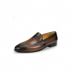 Férfi Naplopók Croc Pattern Lavish Slip On Loafers