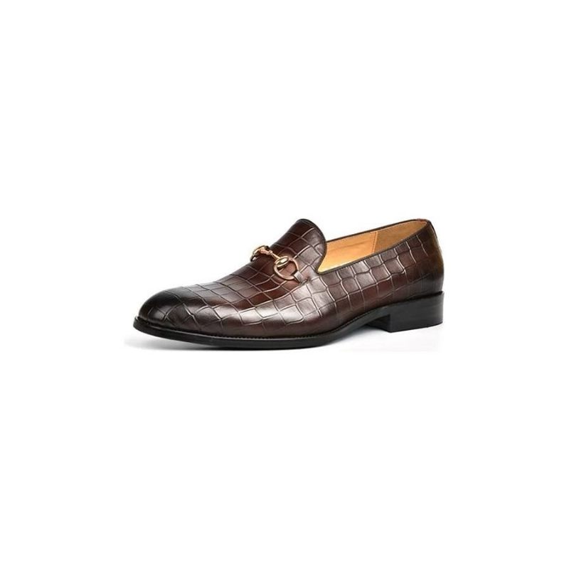 Férfi Naplopók Hazel Luxus Elegáns Slip-on Loafers - Kávé