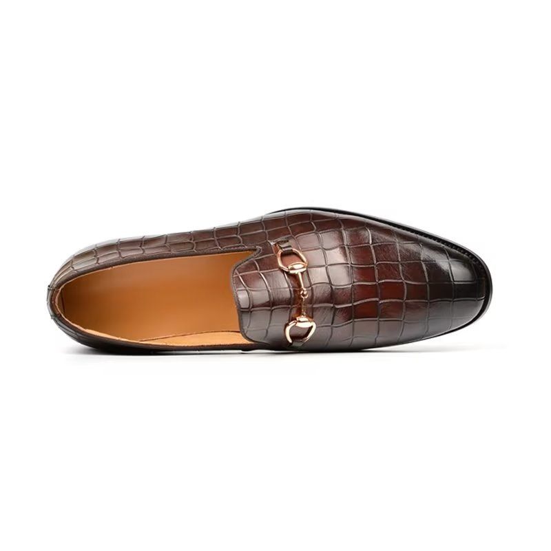 Férfi Naplopók Hazel Luxus Elegáns Slip-on Loafers - Kávé