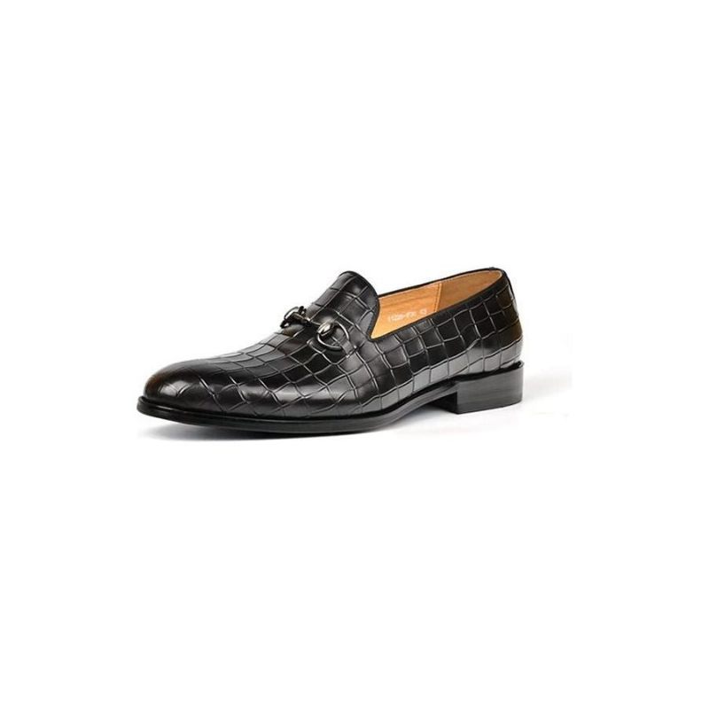 Férfi Naplopók Hazel Luxus Elegáns Slip-on Loafers - Fekete