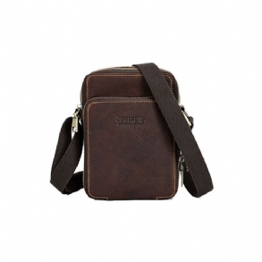 Férfi Válltáskák Luxus Crossbody Hírvivő Táska Crazy Horse Kollekció