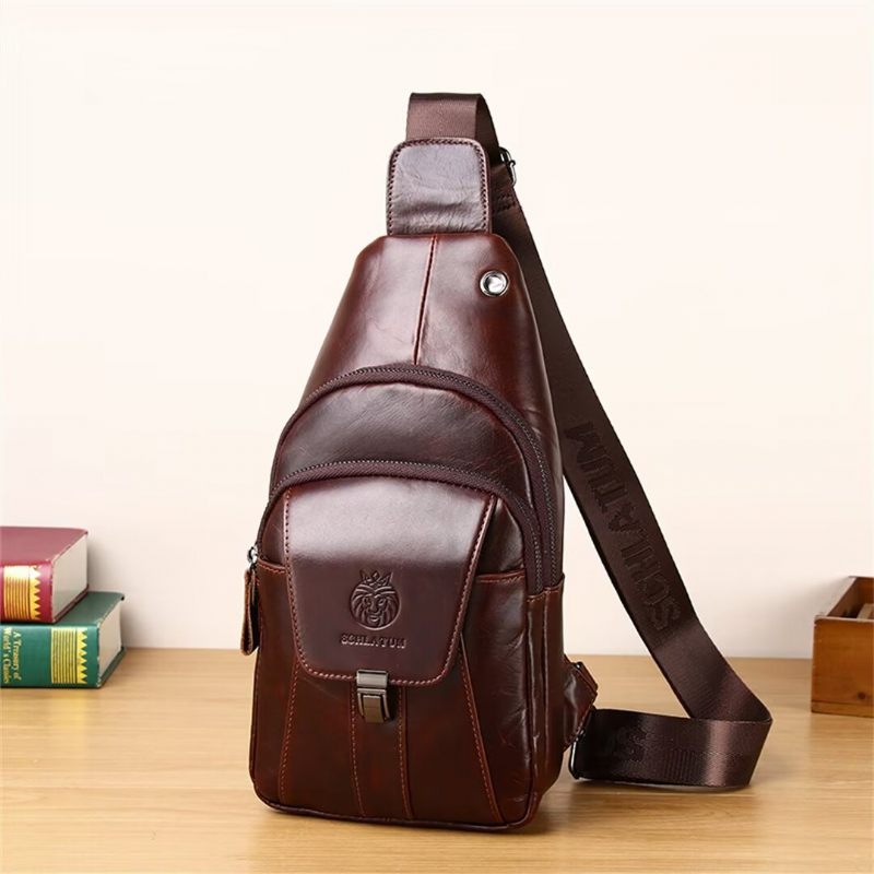 Férfi Válltáskák Metropolitan Leather Journey Tote - Fekete