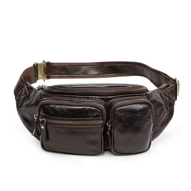 Férfi Válltáskák Valódi Bőr Crossbody Melltáska